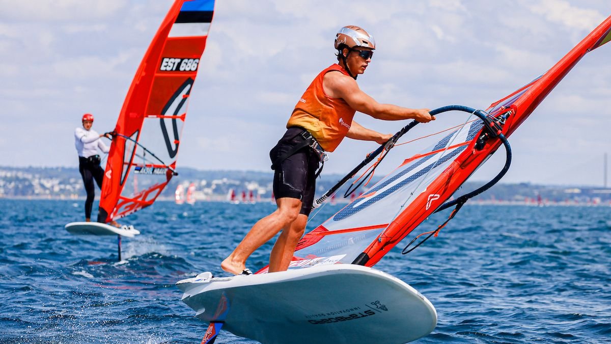 El salouenc Sandro Portune durant una de les proves.