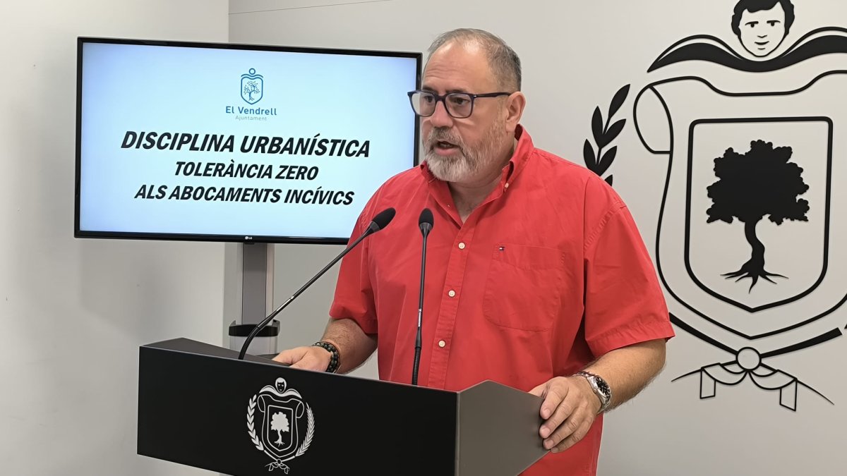 Imatge del nou pla de xoc de l'Ajuntament de Vendrell.