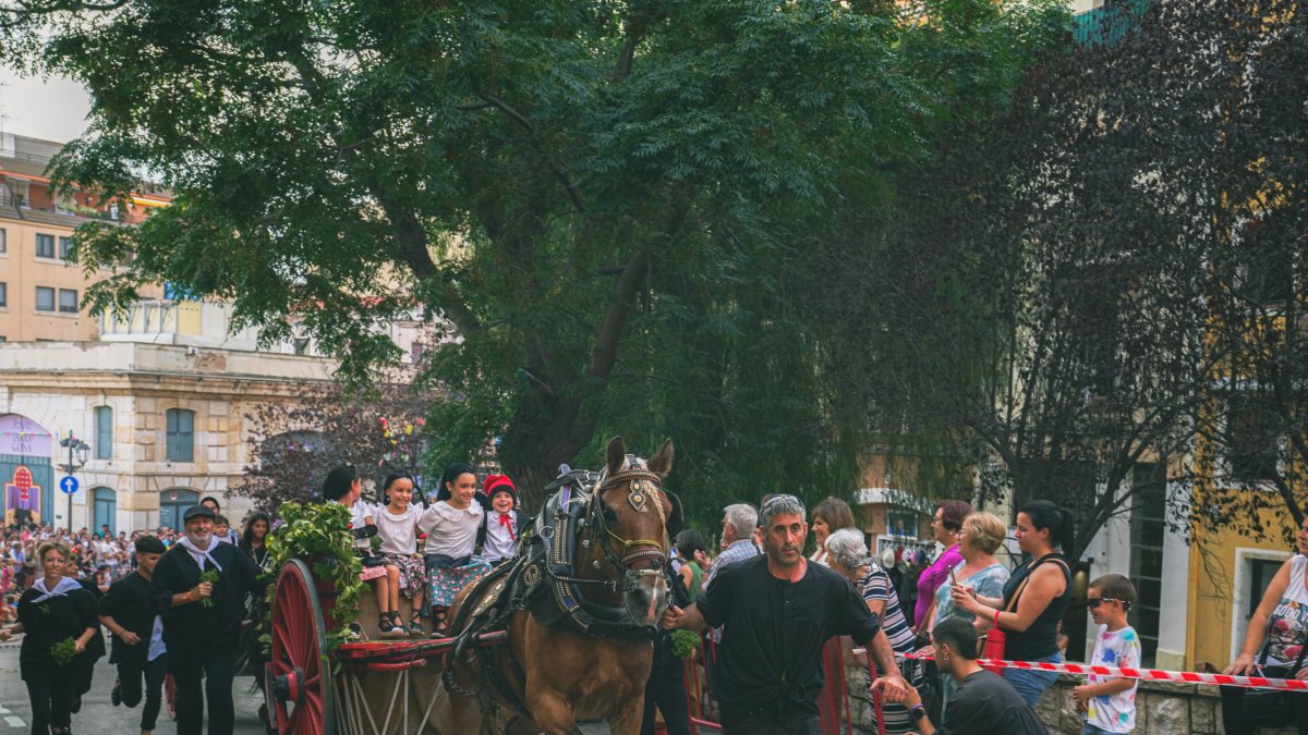 Fotografía de la Carroza de Sant Magí de 1999.