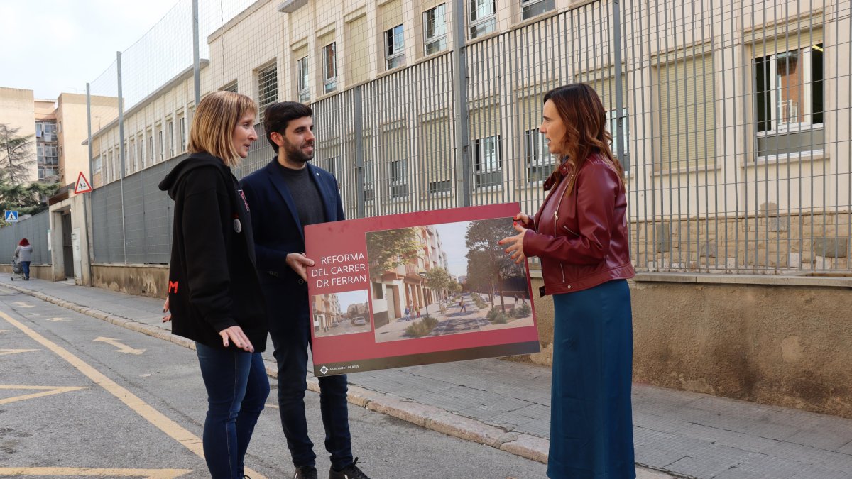 Presentación de la reforma de la calle Dr Ferran de Reus.