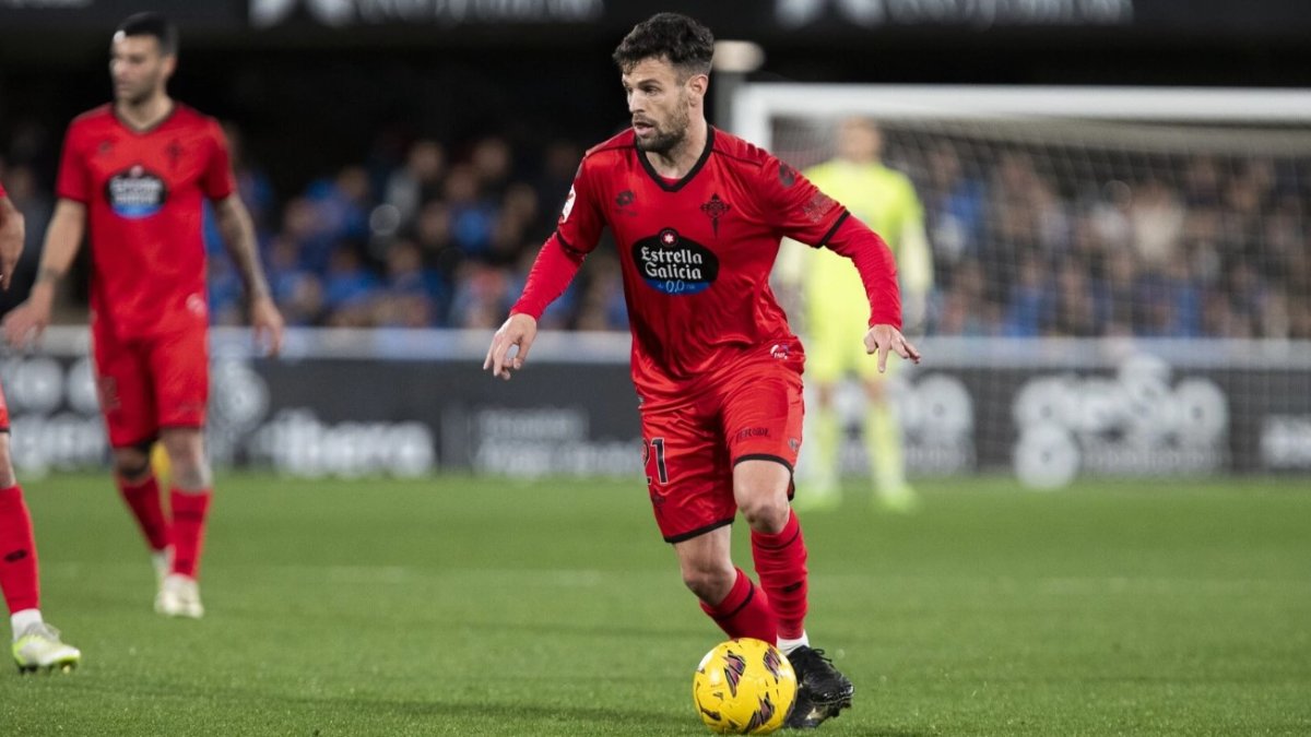 Mol Delgado en la seva etapa al Racing de Ferrol.