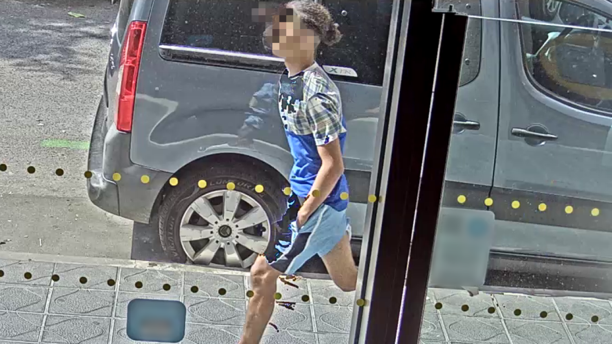 Imagen del hombre detenido.