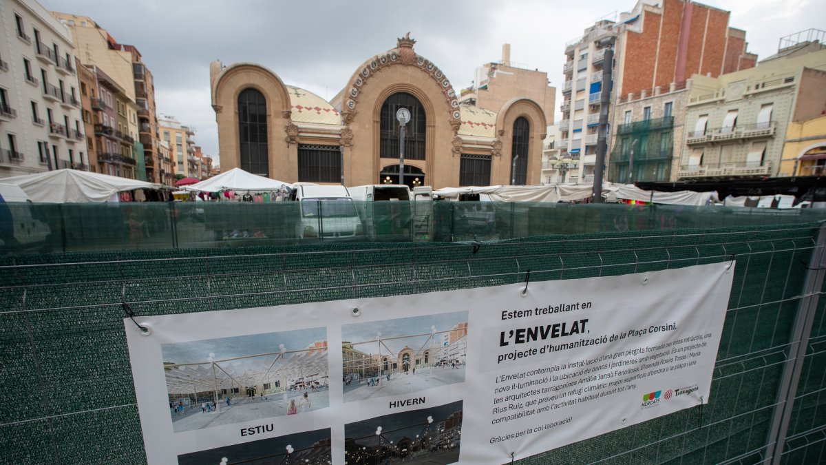 Inicio de los primeros trabajos de la pérgola de Corsini
