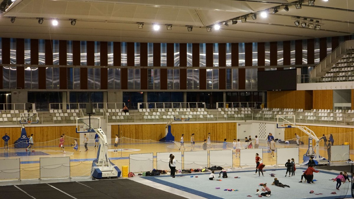 Imagen de archivo de la pista del Palau d'Esports