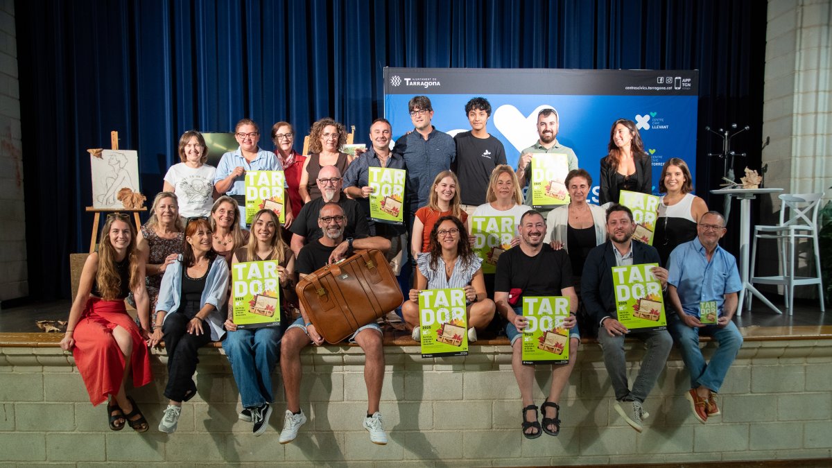 Imagen de la presentación de la temporada, que ha tenido lugar esta mañana en el centro cívico de Sant Pere i Sant Pau