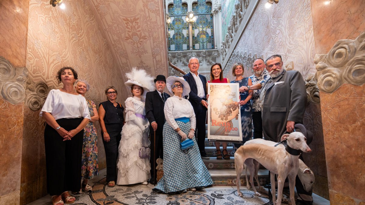 Imagen de la presentación de la tercera 'Reus 1900. Fiesta modernista'