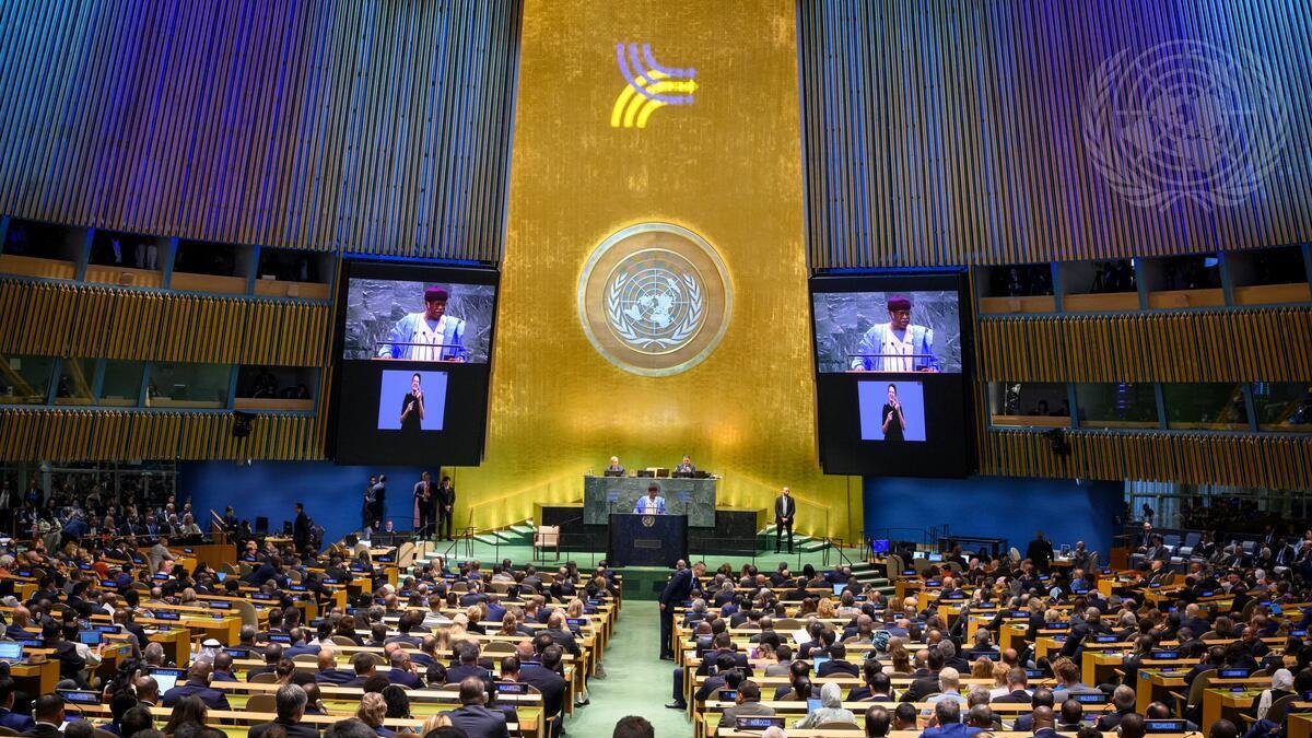 Cumbre del 'Pacto por el Futuro' en la sede de la ONU en Nueva York.