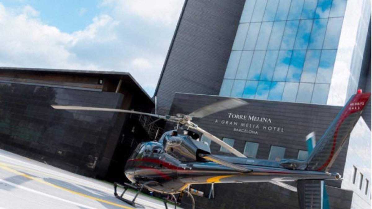 Torre Melina Grande Meliá es el ùnico hotel urbano de Barcelona con helipuerto