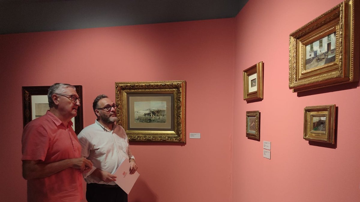 Acte de presentació de l'exposició sobre Fortuny al Museu Salvador Vilaseca