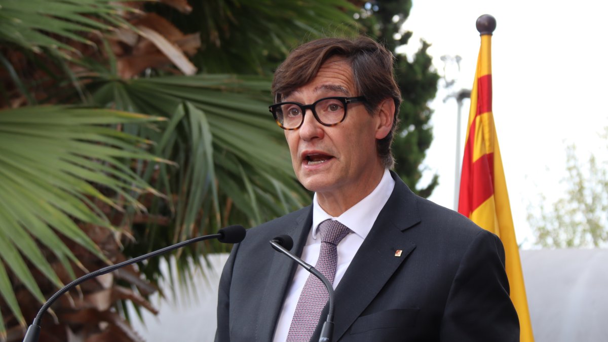 Imatge d'arxiu del president Salvador Illa 