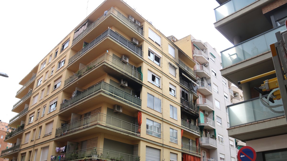 Imatge d'arxiu d'un bloc de pisos