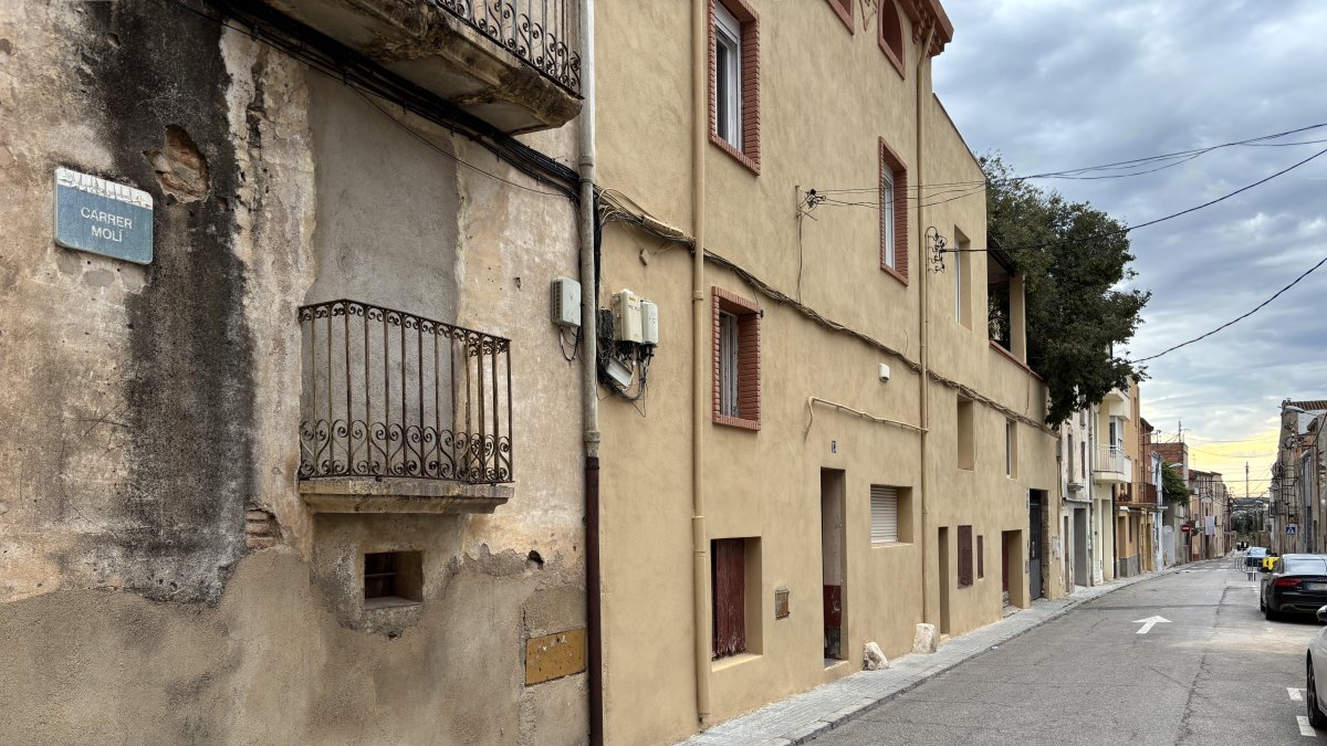 Imagen de la calle del Molí.