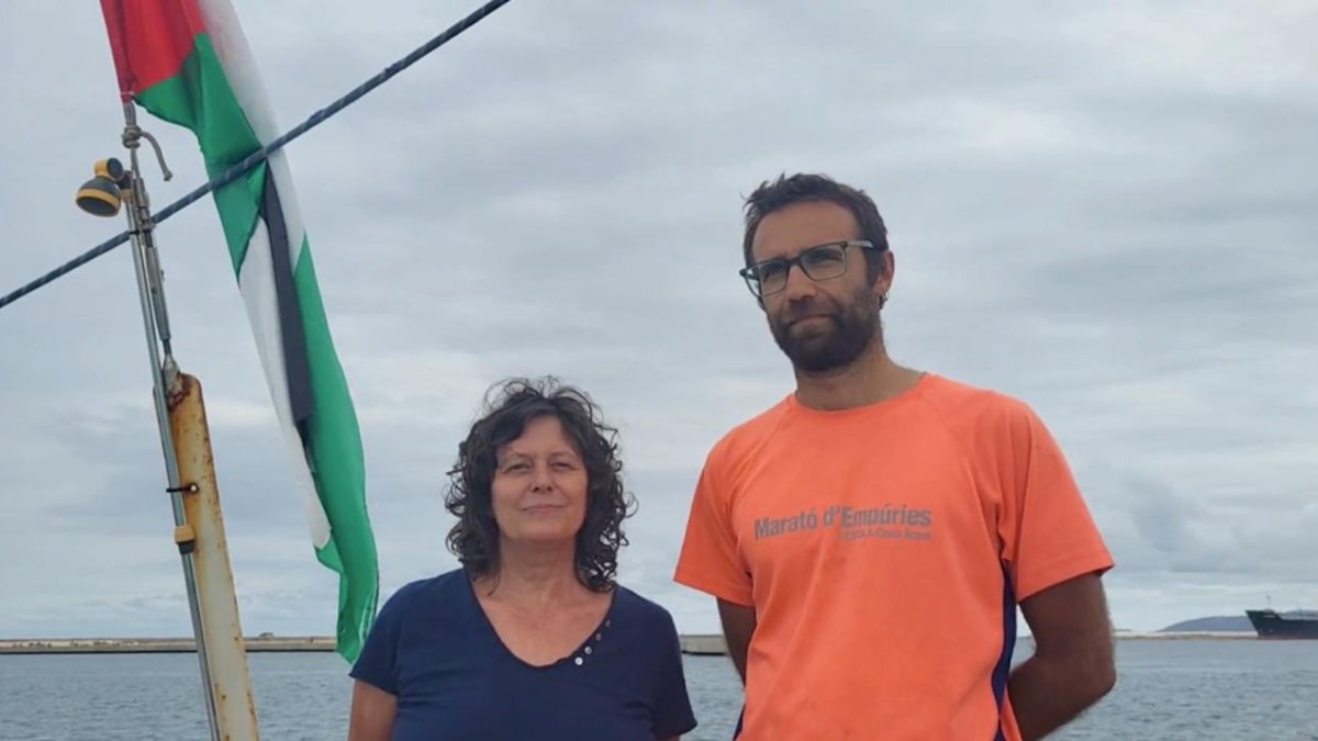 Imatge de Pilar Castillejo i Adrià Plazas abans de ser retinguts