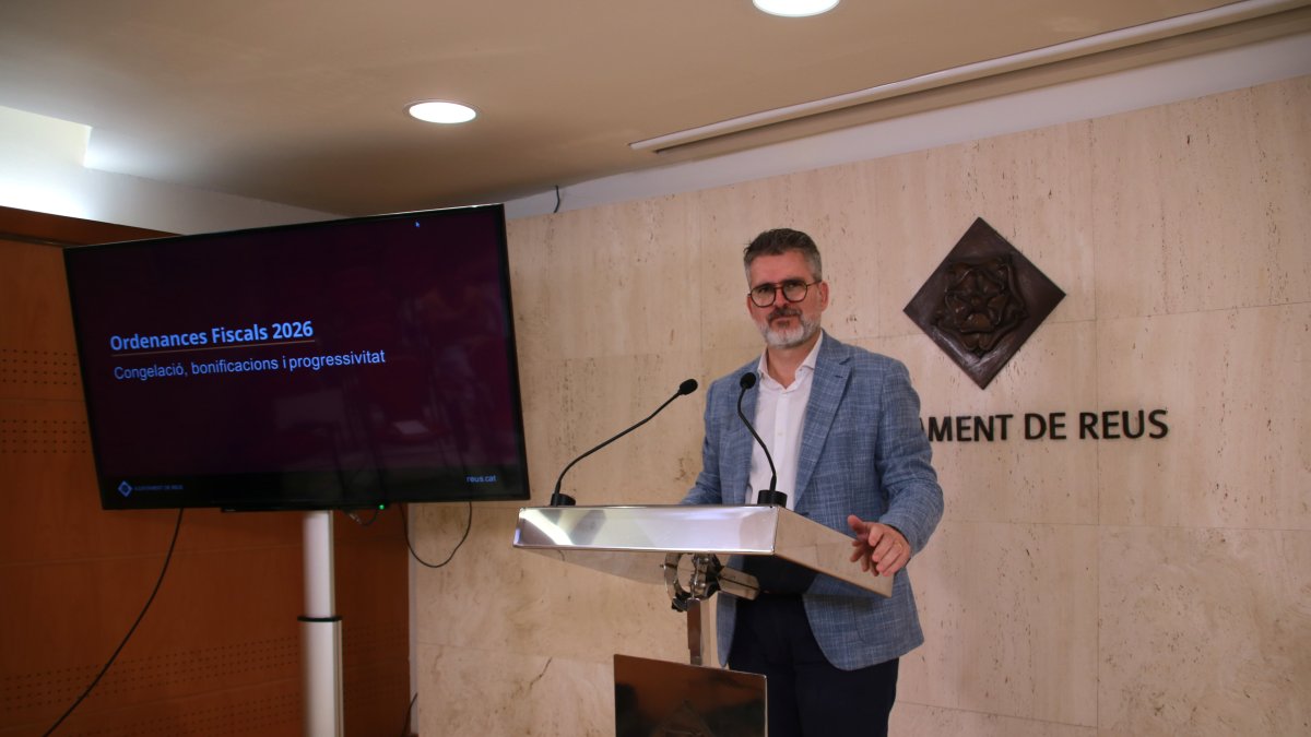 El regidor ha presentat aquest dilluns la proposta de les ordenances fiscals per al 2026
