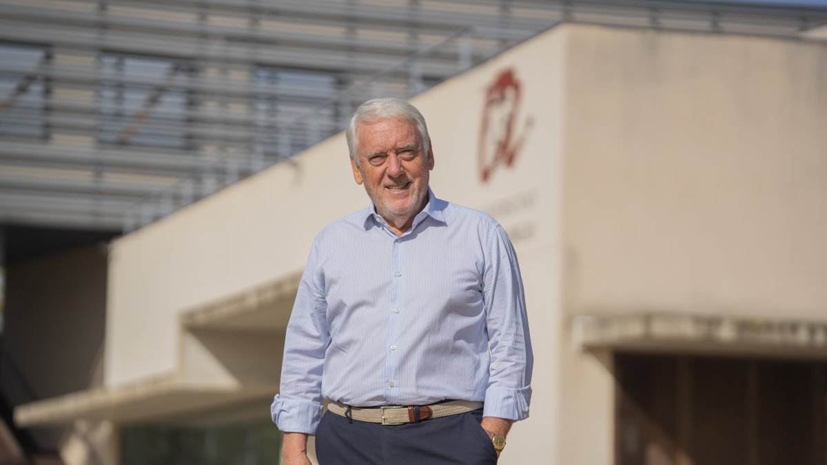 Imatge de Josep Poblet al Campus de la URV a Vila-seca.