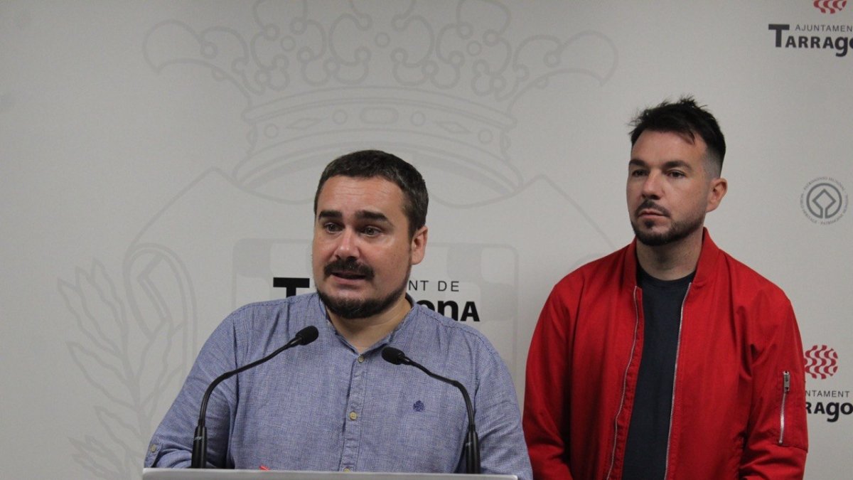 Imatge de la roda de premsa d'ECP
