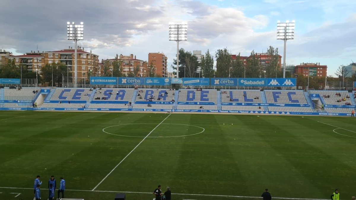 La Nueva Cruz Alta antes del derbi.