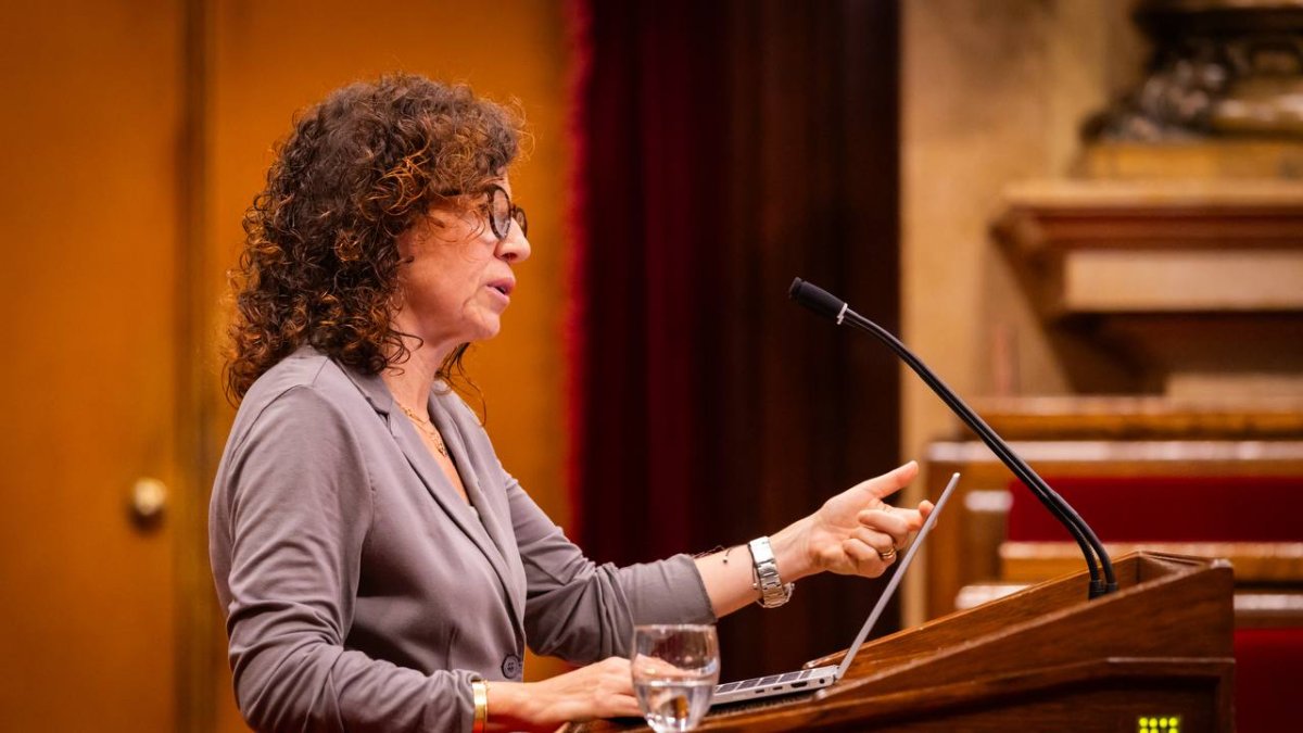 Imagen de la diputada de Junts, Noemí Nieto.