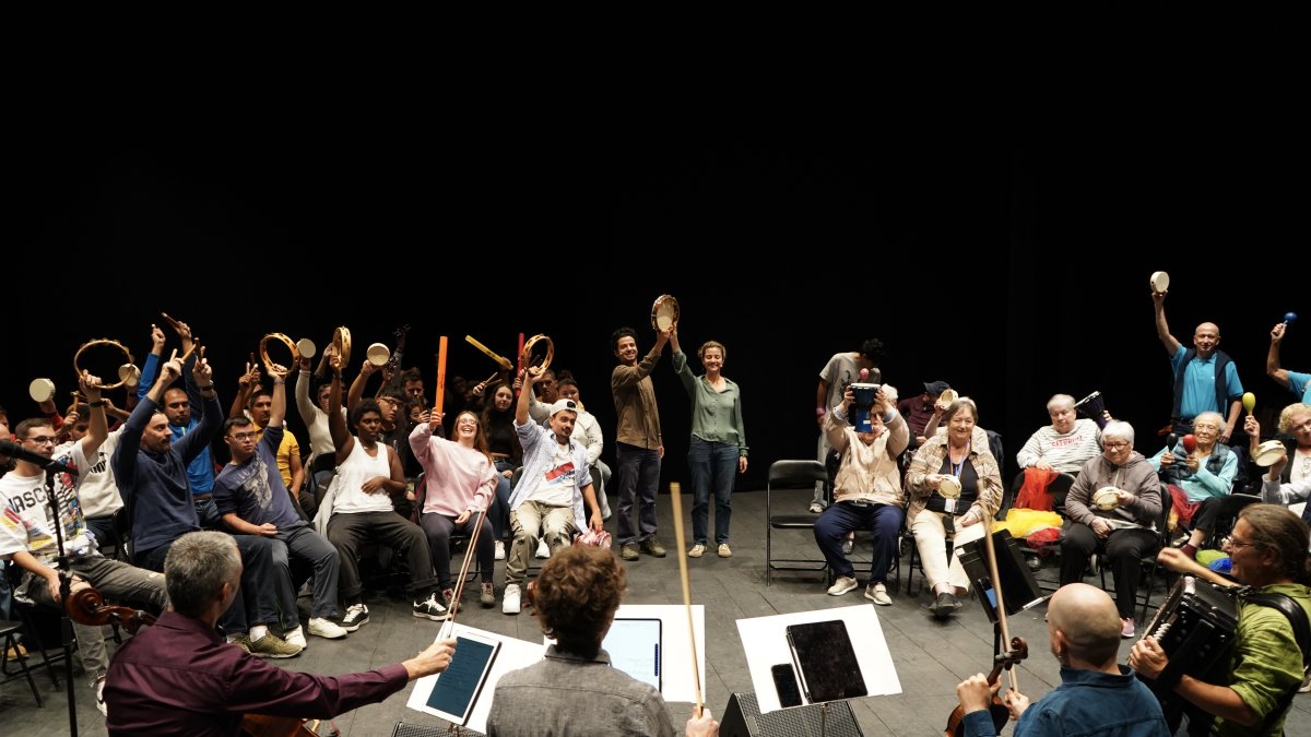 Durant les darreres setmanes, musicoterapeutes i músics de la Camerata XXI han treballat amb entitats en sessions personalitzades de creació musical.