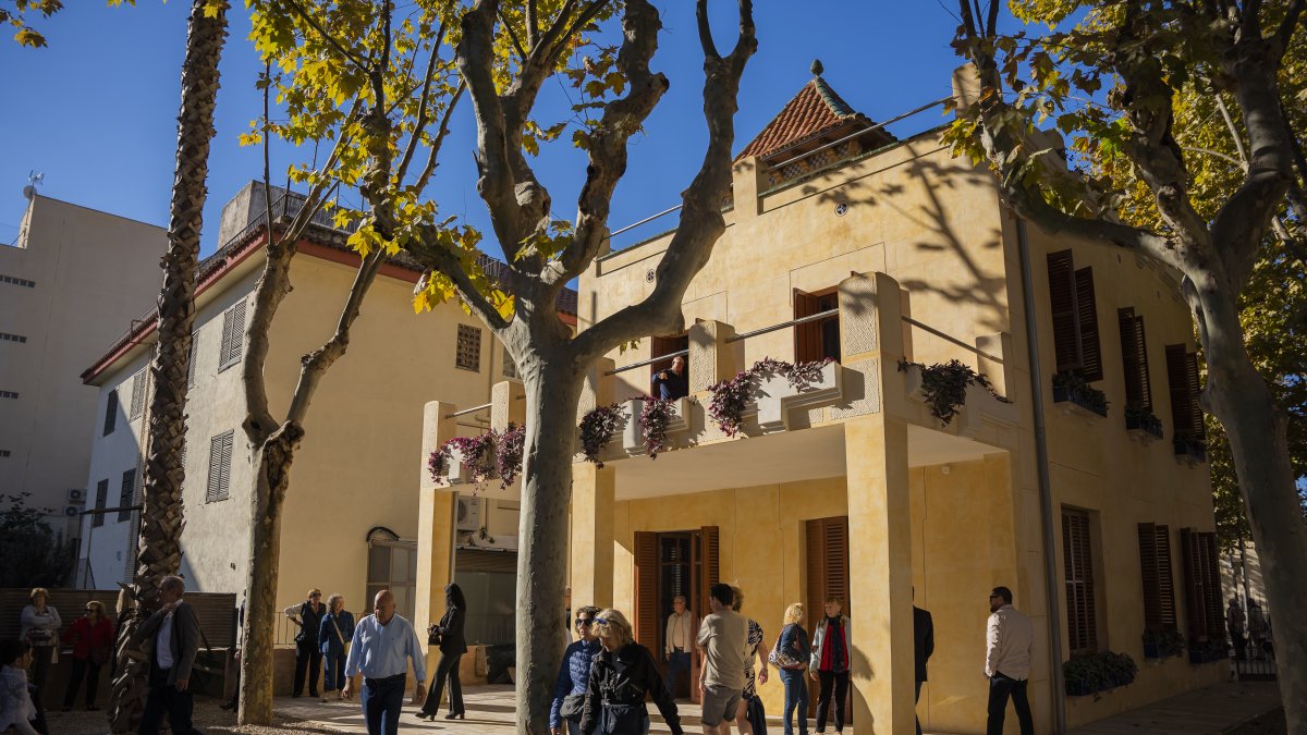 El chalet se estrenó en 1922.