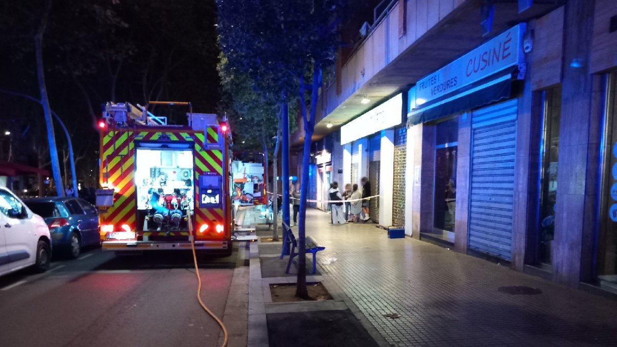 Imagen de la intervención de los Bomberos en Reus.