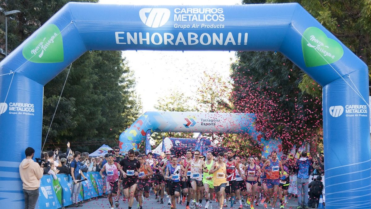 Imagen de la Media Maratón + 10K Ciutat de Tarragona, celebrada esta mañana