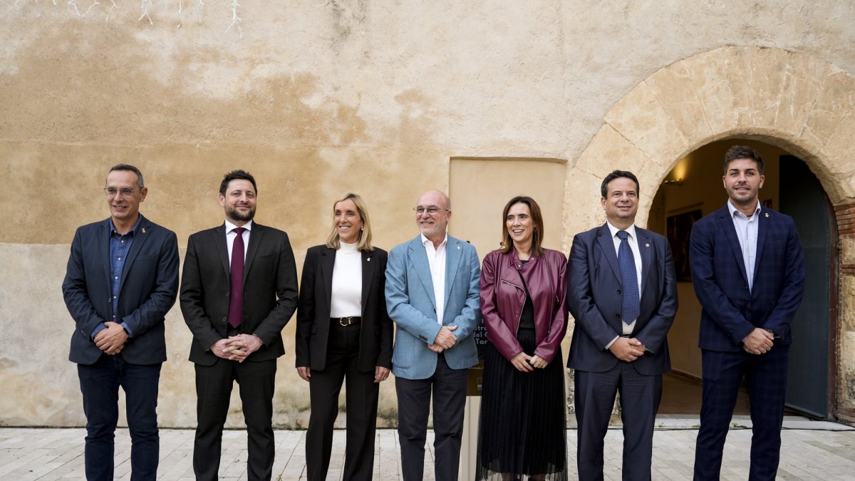 Imagen de los alcaldes de los municipios que integran la asociación