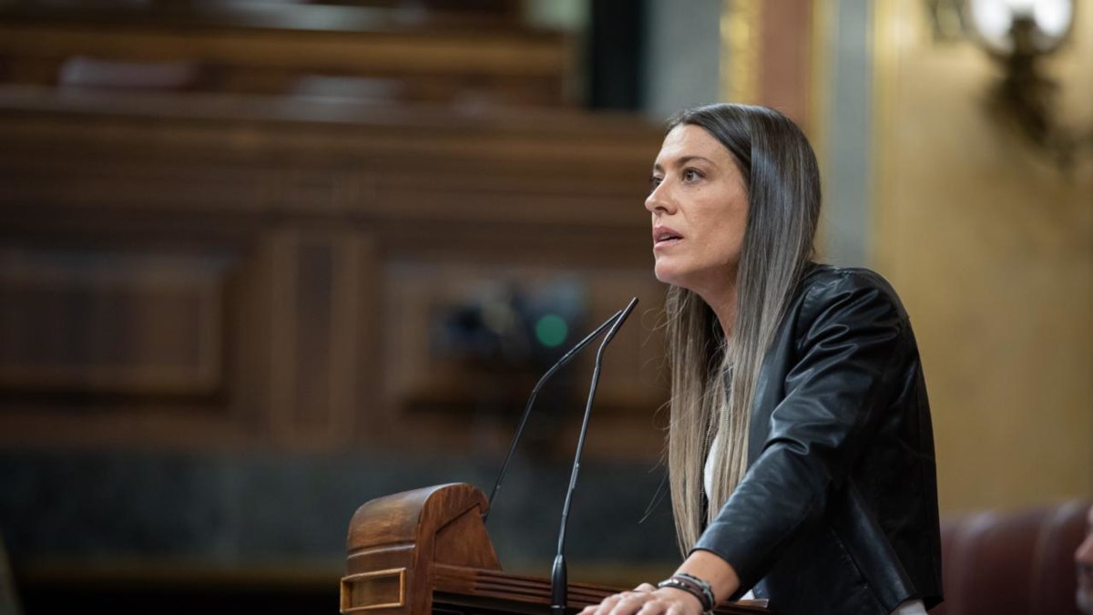 La portaveu de Junts, Míriam Nogueras, aquest dimecres al Congrés