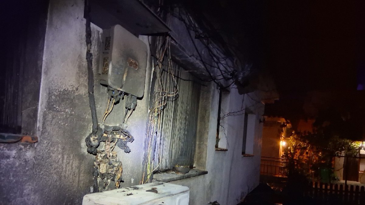 Imagen de la zona afectada por el incendio en Llorenç del Penedès.