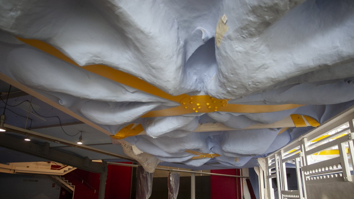 Visita d'obres al Teatre Metropol.