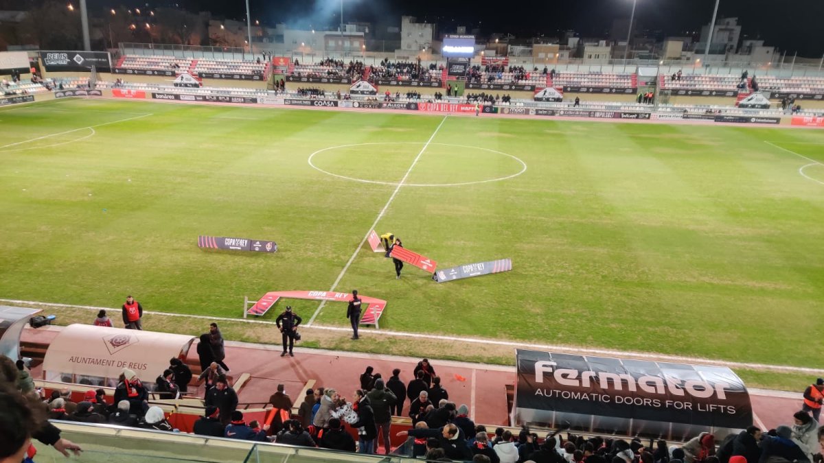 El Estadio Municipal antes del partido.