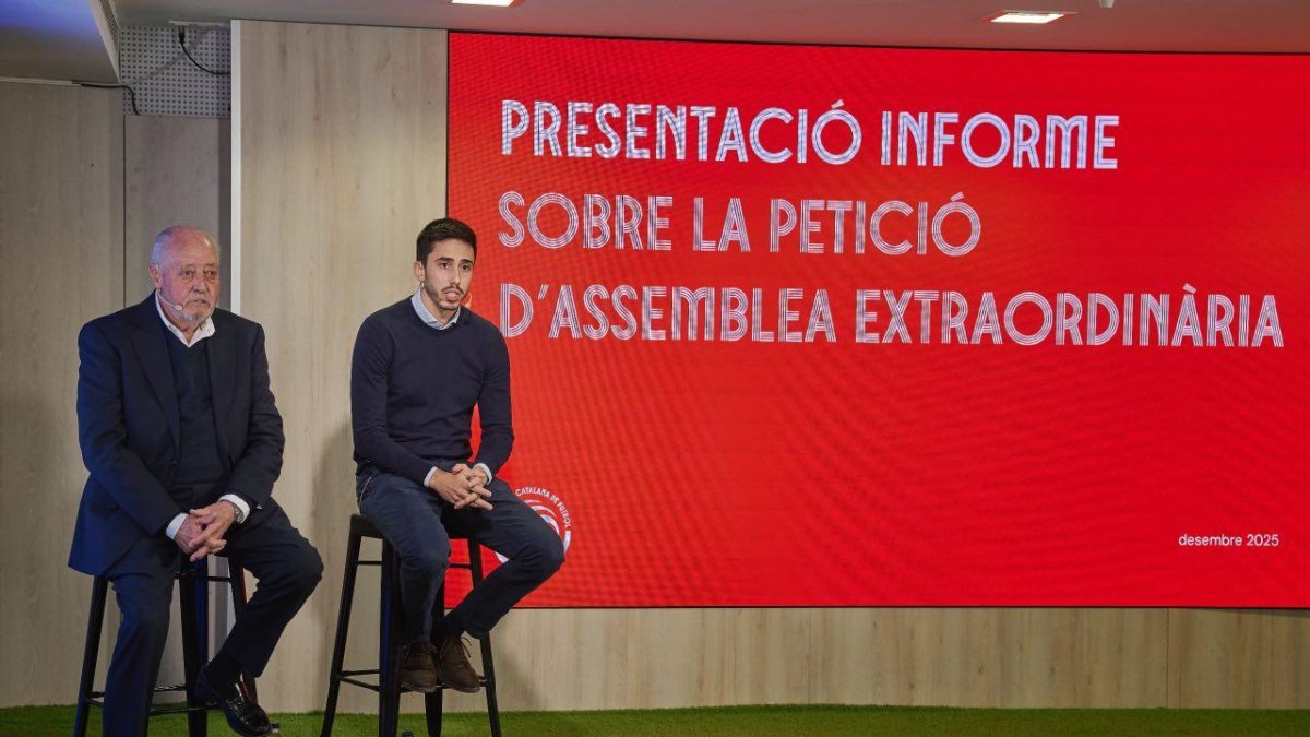 Imatge de la roda de premsa de la FCF