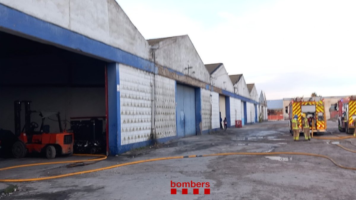 Imagen de la nave afectada en la Canonja