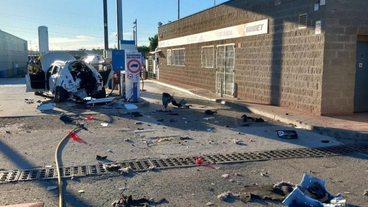 Imatge del lloc dels fets