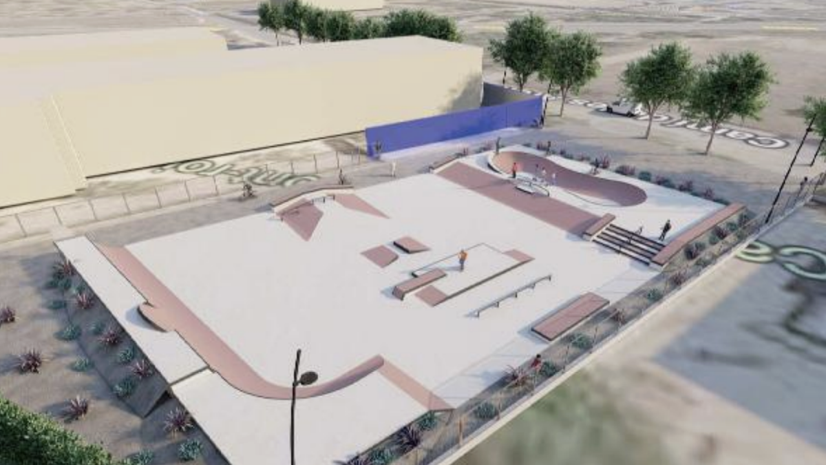 Així serà el futur skatepark de Mont-roig del Camp.