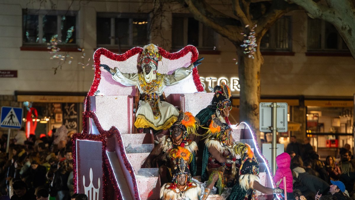 Fotografia d'arxiu de la Cavalcada de Reis de 2025.