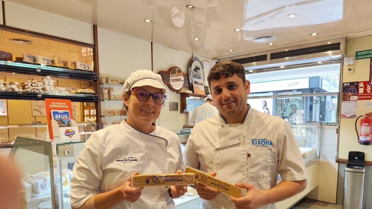Núria del Cacho y Ahmed Atamna, responsables de Helados y Turrones Jijona.