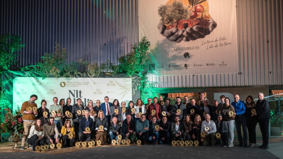 Premiats de la segona edició dels Premis Nacionals Millors Olis d’Oliva Catalunya
