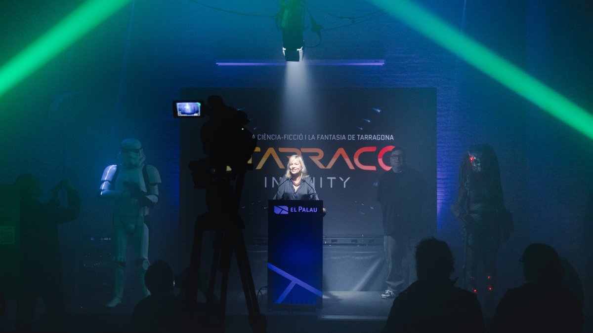 Imagen de la espectacular presentación que tuvo lugar este martes.