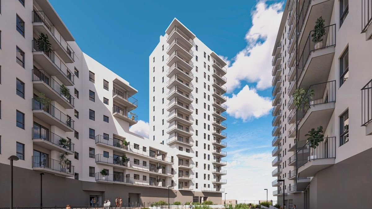 Recreació virtual dels habitatges Les Oliveres, que s'ubicaran al PP10 a tocar de les Gavarres.