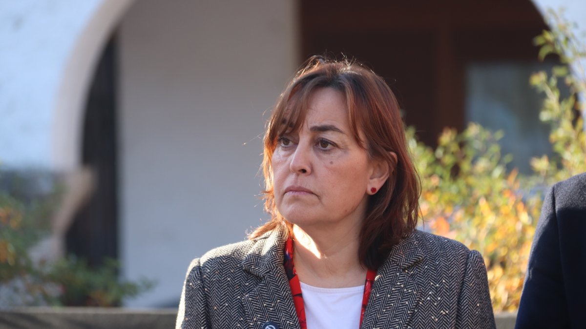 La consejera de Vivienda, Sílvia Paneque, durante una rueda de prensa