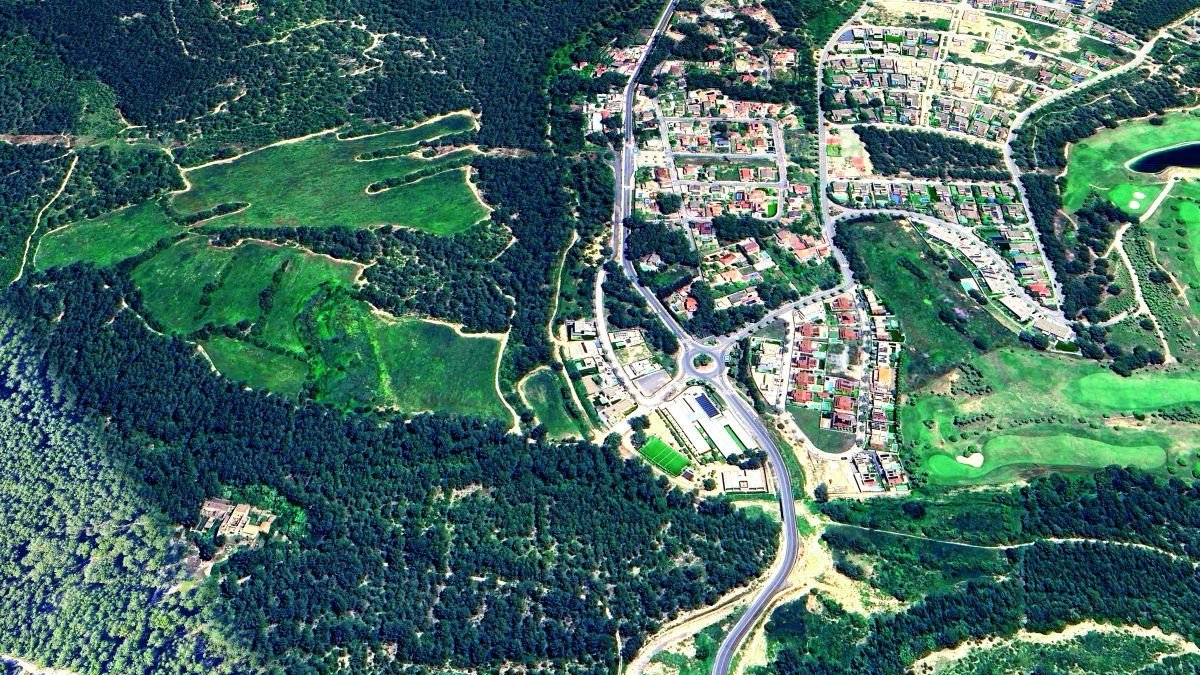 Mapa de la ubicació del futur hub de futbol, al costat del Catllar.