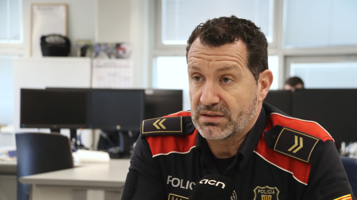 Mario Olivares, sotscap de l'Àrea de Telecomunicacions dels Mossos