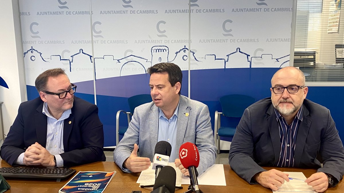 D'esquerra a dreta: David Chatelain, Oliver Klein i Alfredo Clúa.