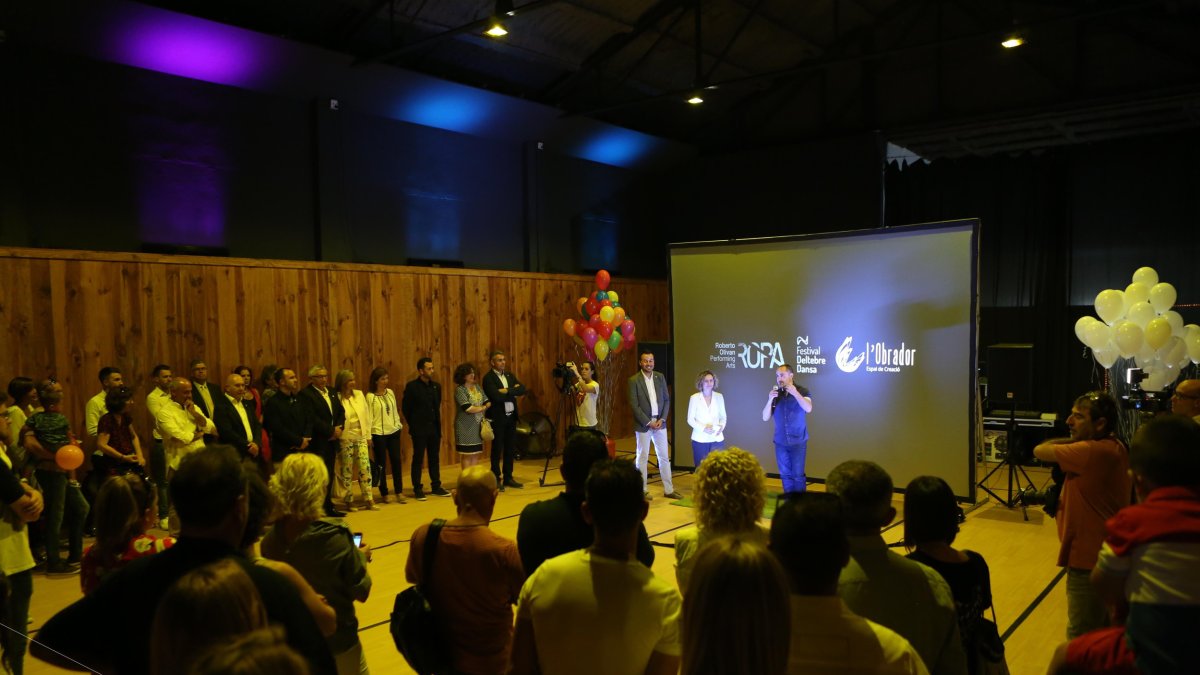 Plano abierto del espacio 'L'Obrador' en Deltebre.