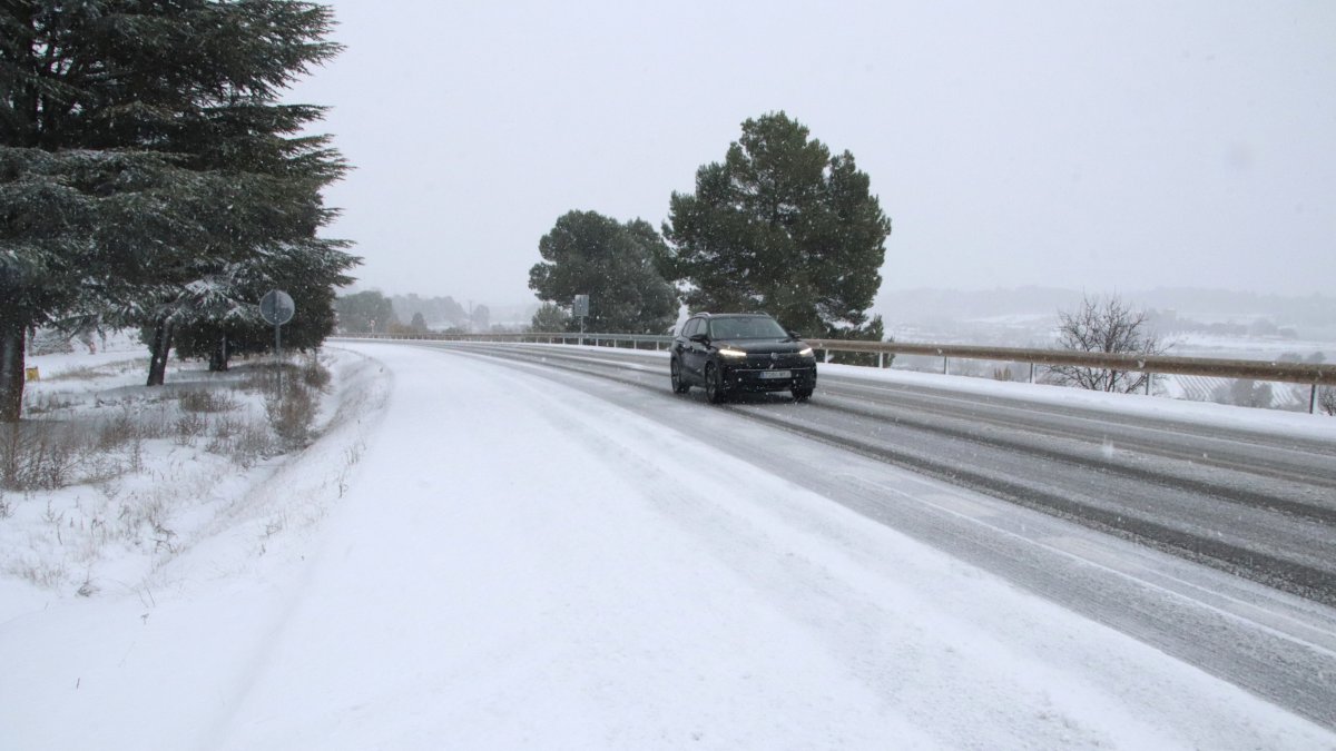La circulación se puede hacer con dificultades en la N-240 a la altura de l'Espluga de Francolí.
