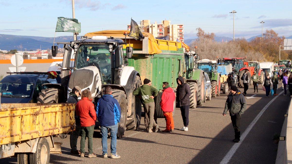Manifestación de payeses en Tarragona