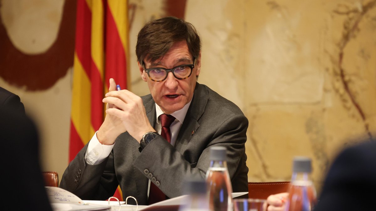El presidente de la Generalitat, Salvador Illa, en una imagen de archivo.