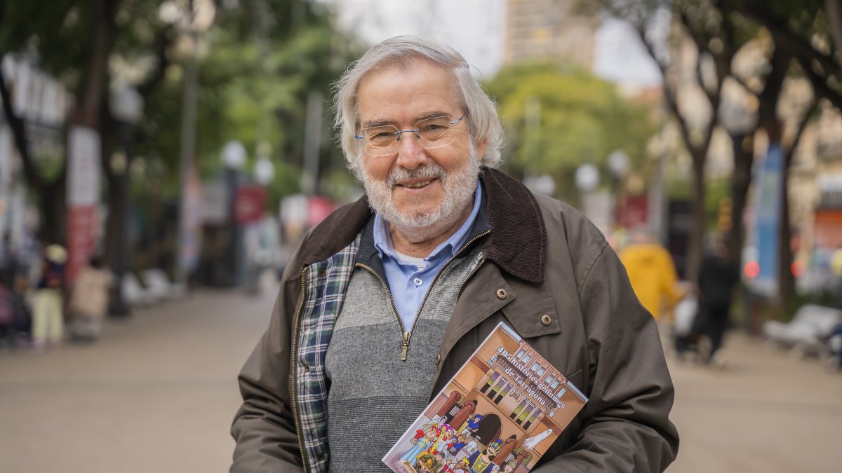 L’autor del llibre, Joan Noguera Figueras, aquest dimarts a Tarragona