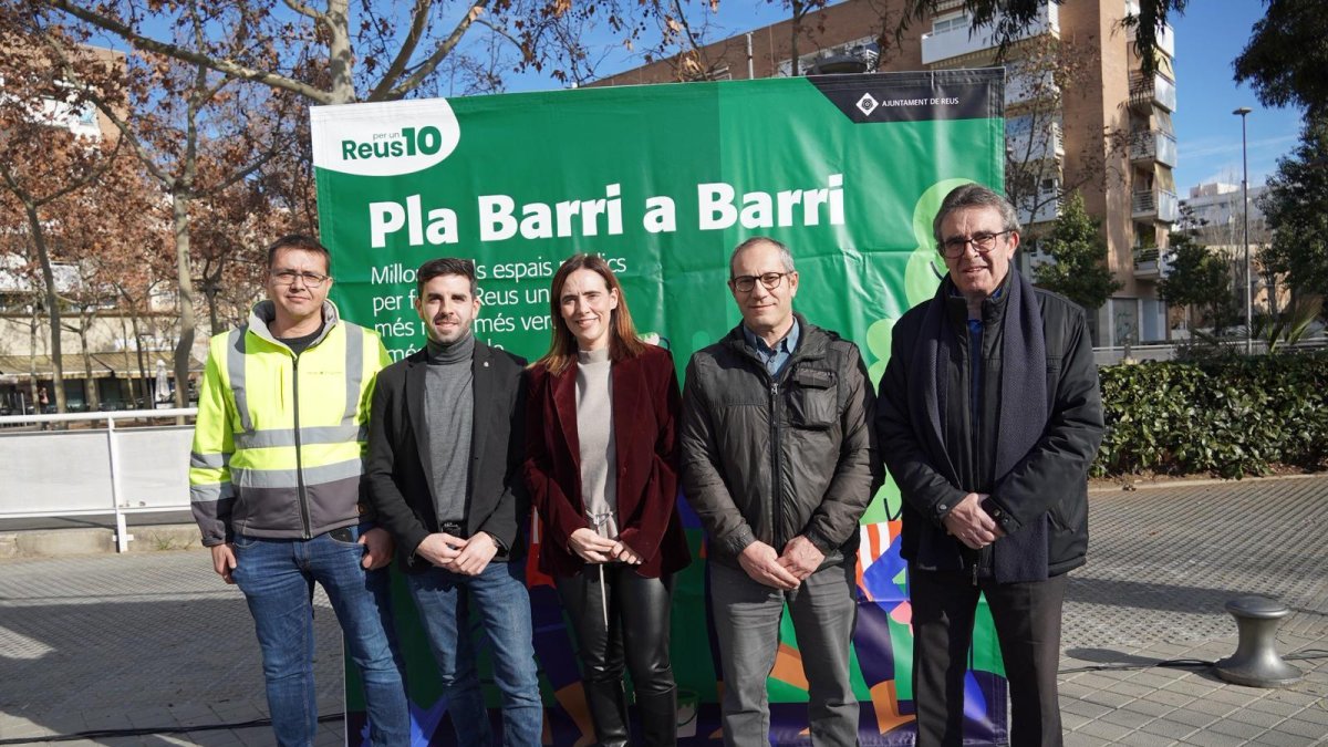 Roda de premsa de balanç del Pla Barri a Barri a Reus